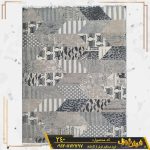 فرش وینتیج جدید طوسی کد 240 کهنه نما - فرش فانتزی مدرن کاشان - فرش گوزل کاشان