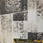 فرش طوسی وینتیج و کهنه نما کد 242 کاشان - خرید فرش فانتزی و مدرن طوسی جدید و ساده - مدل فرش طوسی شیک و جدید