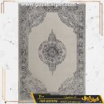 فرش فانتزی و مدرن وینتیج و کهنه نما کد 200 زمینه طوسی کاشان - فرش گوزل کاشان - خرید فرش طوسی فانتزی مدرن جدید و ارزان از کارخانه کاشان