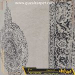 فرش فانتزی و مدرن وینتیج و کهنه نما کد 200 زمینه طوسی کاشان - فرش گوزل کاشان - خرید فرش طوسی فانتزی مدرن جدید و ارزان از کارخانه کاشان