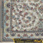فرش طرح 700 شانه (500 شانه) طرح شاهان زمینه فیلی کاشان - فرش طرح افشان مدل جدید فیلی - کارخانه فرش گوزل کاشان - فرش ارزان قیمت 500 شانه فیلی