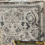 فرش طرح وینتیج فرانسوی زمینه طوسی ذغالی کد 245 کاشان - قیمت و خرید فرش مدرن طوسی طرح وینتیج کهنه نما - فرش گوزل کاشان