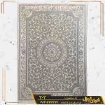 فرش فانتزی و مدرن طرح وینتیج کهنه نما (پتینه) زمینه طوسی کد 303 گوزل کاشان - قیمت و خرید فرش فانتزی مدرن ارزان قیمت و فرش طوسی مدل جدید و شیک - فرش مدرن و ارزان طوسی
