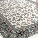 فرش 700 شانه طرح افشان گل ریز زمینه کرم کاشان - فرش طرح افشان کرم - فرش رنگ روشن جدید و بدون ترنج - فرش ارزان قیمت مدل جدید افشان - قیمت فرش ماشینی 12 متری، 9 متری و 6 متری - خرید مستقیم فرش از کارخانه