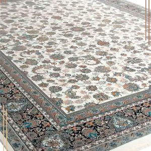 فرش 700 شانه طرح افشان گل ریز زمینه کرم کاشان - فرش طرح افشان کرم - فرش رنگ روشن جدید و بدون ترنج - فرش ارزان قیمت مدل جدید افشان - قیمت فرش ماشینی 12 متری، 9 متری و 6 متری - خرید مستقیم فرش از کارخانه