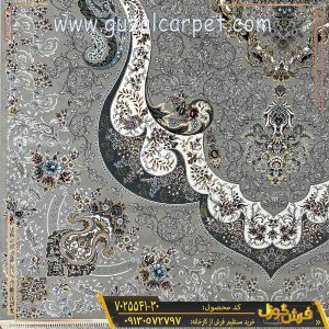 فرش فیلی رنگ جدید 700 شانه طرح پوپک کاشان - خرید فرش مدل پوپک زمینه فیلی از کارخانه با قیمت ارزان