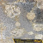 فرش وینتیج 700 شانه مدل افشان گندم زمینه دودی طوسی مدرن تراکم 2550 درجه یک کاشان