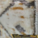 فرش فانتزی و مدرن کهنه نما (وینتیج) گل برجسته کد 401 زمینه طوسی طلایی رنگ - طرح شیک و مدرن وینتیج جدید از کارخانه فرش گوزل کاشان - فرش مناسب مبلمان طوسی