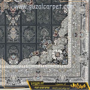 فرش مدل رومیسا دودی 700 شانه کاشان - فرش گوزل کاشان