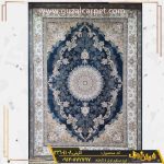 فرش کاشان خرید فرش 1200 شانه طرح مارال زمینه کاربنی تراکم 3600 کارخانه فرش گوزل کاشان