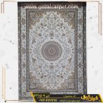 فرش 1200 شانه طرح مارال زمینه کرم کارخانه فرش گوزل کاشان