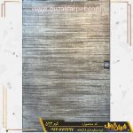 فرش وینتیج کد 523 زمینه کرم گل برجسته کارخانه فرش گوزل کاشان - فرش کرم مدرن و جدید